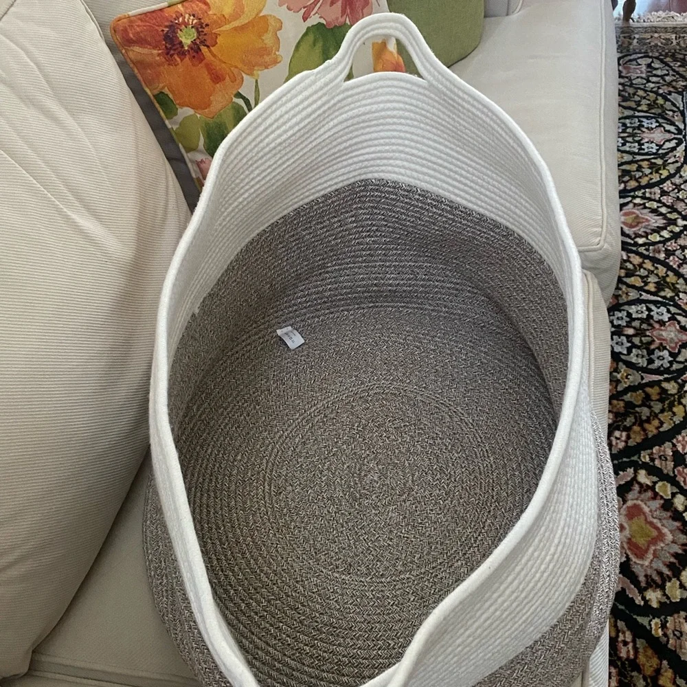 XXXL Woven Cotton Rope Basket